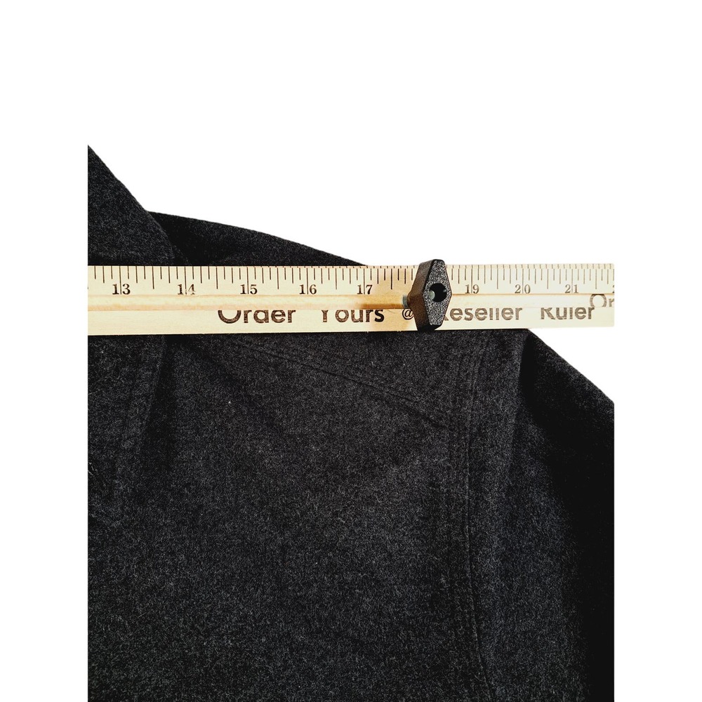 Woolrich Men's 100% Cotton Long-Sleeved Button-Up Gray Shirt Large - Picture 5 of 8